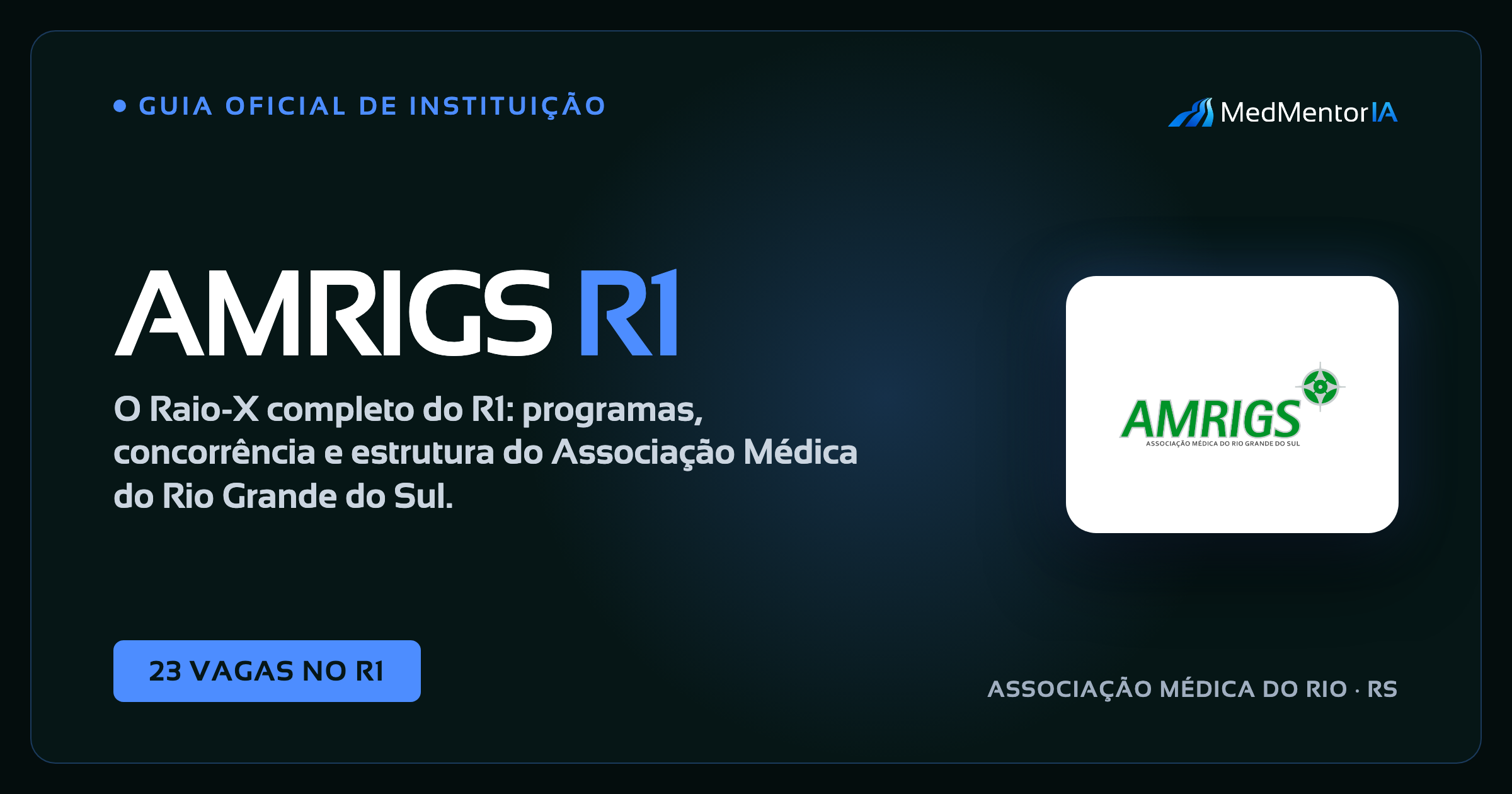 AMRIGS 2027: Guia Completo do Edital de Seleção Unificada para Residência Médica