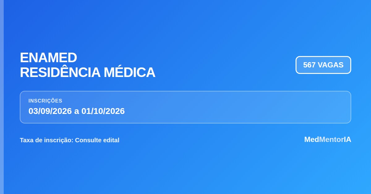 Residência da AMP 2026/2027: Guia Completo com 567 Vagas, Datas, Especialidades e Estratégia de Preparação