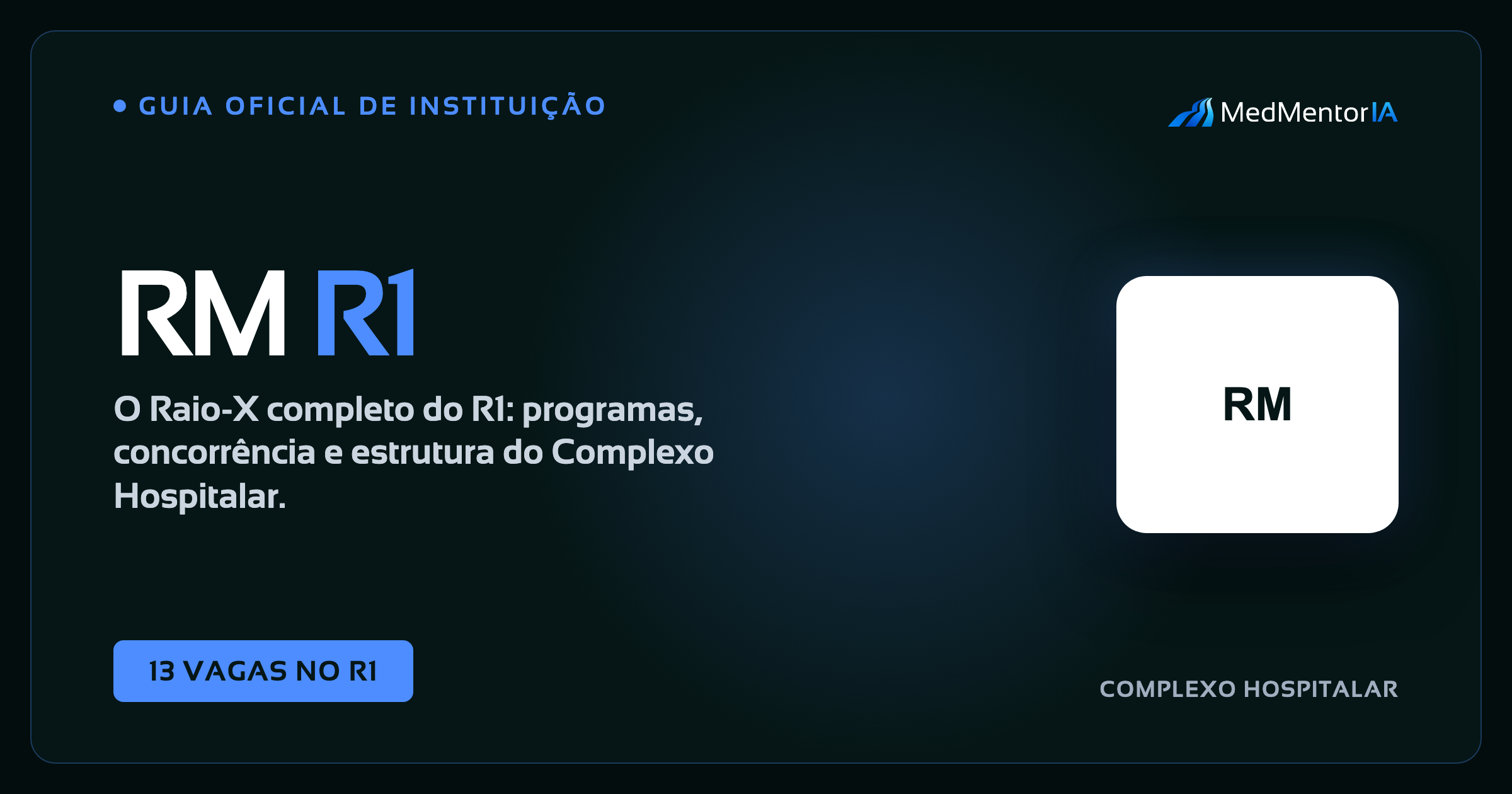 Edital HSRC 2027: Residencia Medica em Vitoria (ES) com 13 Vagas