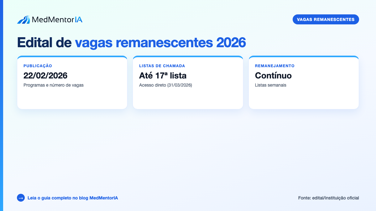 Infográfico factual: cronograma CERMAM 2026 com prova em 30/11/2025 e resultado em dezembro