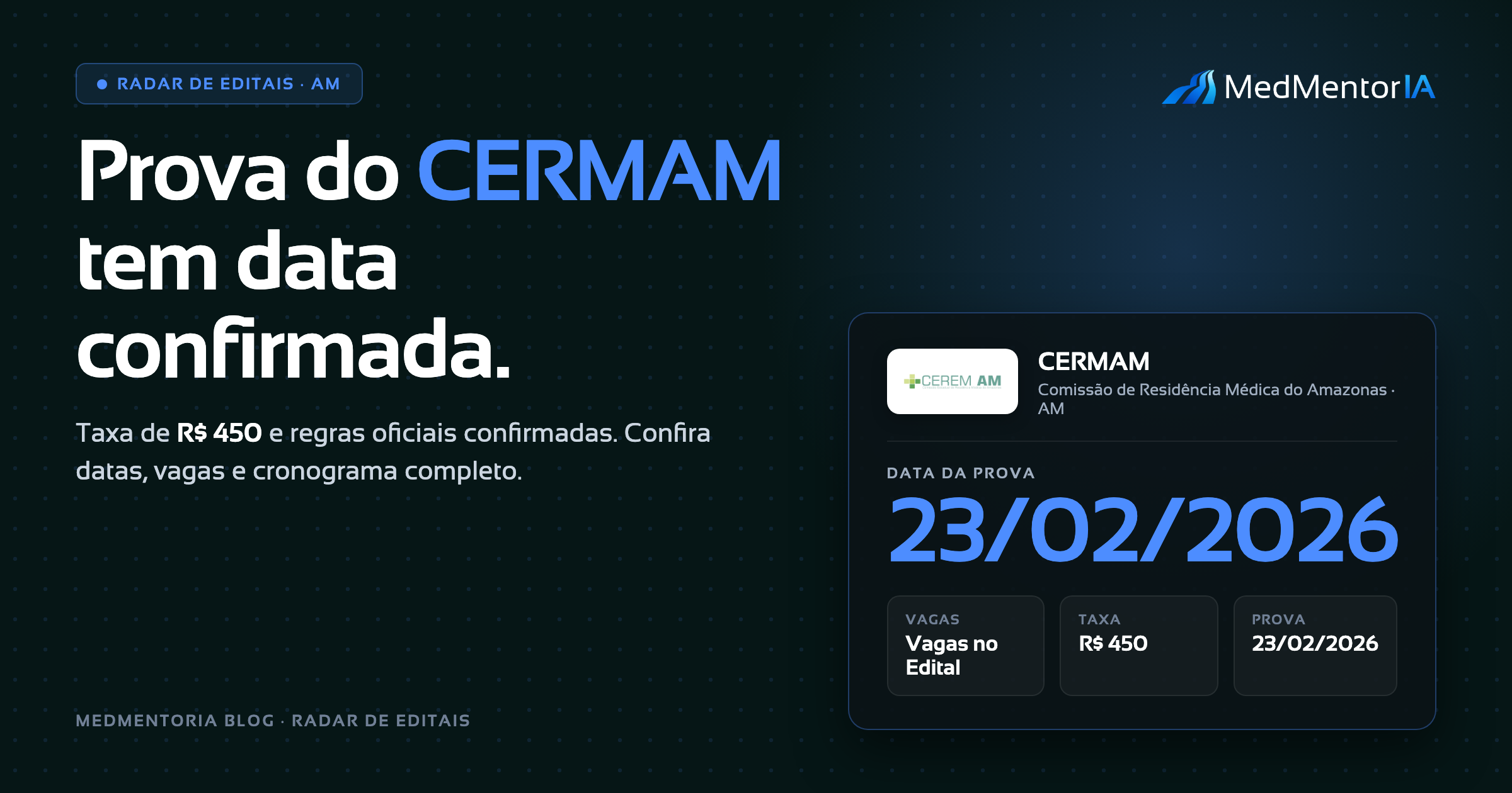 Prova e Gabarito CERMAM 2027: Guia Estratégico Completo da Residência Médica no Amazonas