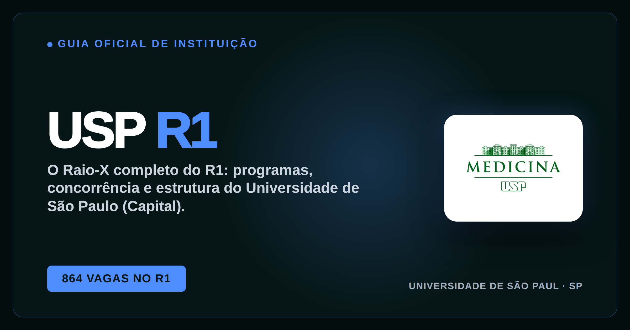 Provas de Residência Médica Similares à USP-SP 2027: Guia Completo com 864 Vagas, Estilo de Prova e Estratégia de Estudo