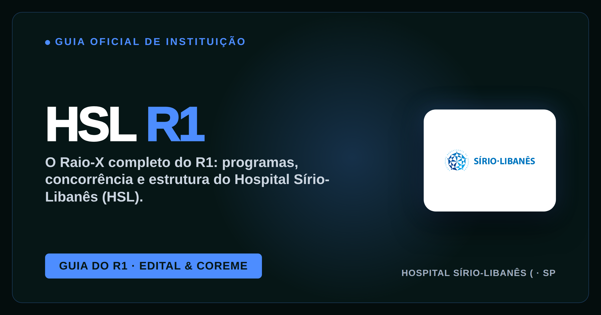 Provas de Residência Médica Similares ao Hospital Sírio-Libanês 2026/2027: Guia Completo das Provas Irmãs