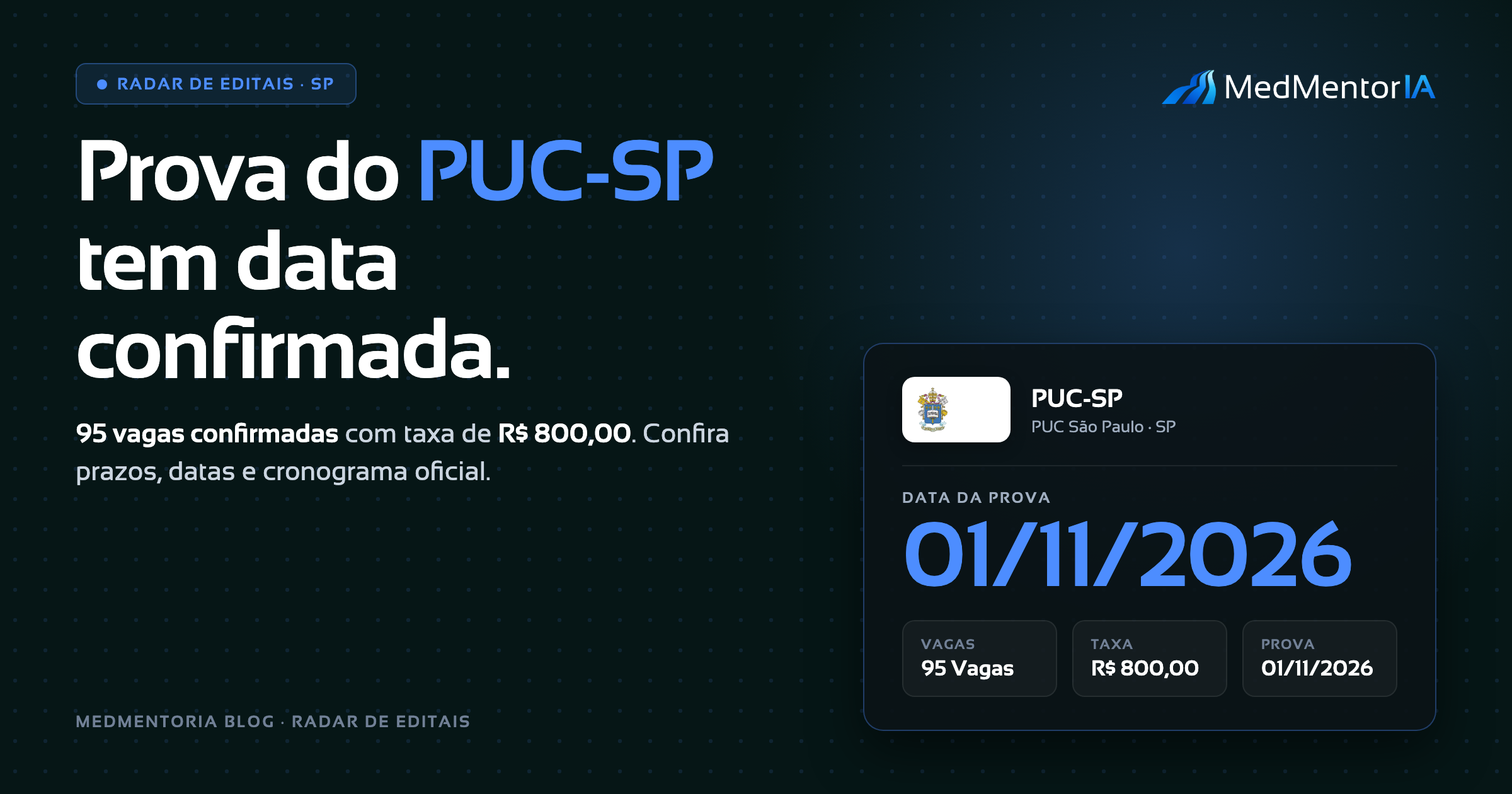 PUC-SP 2027: Guia Completo do Processo Seletivo de Residência Médica (Datas, Vagas e Estratégia)