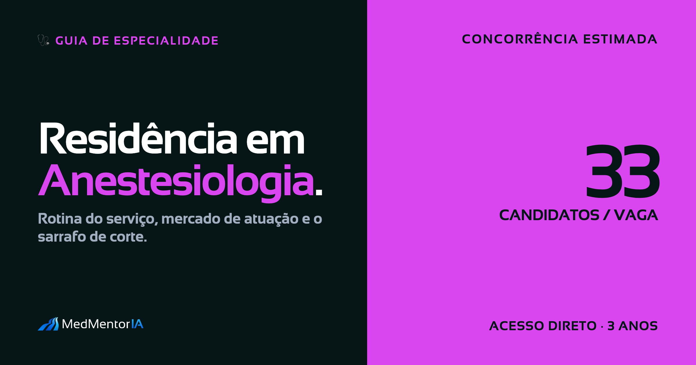 Residência em Anestesiologia: Programas, Rotina e Mercado
