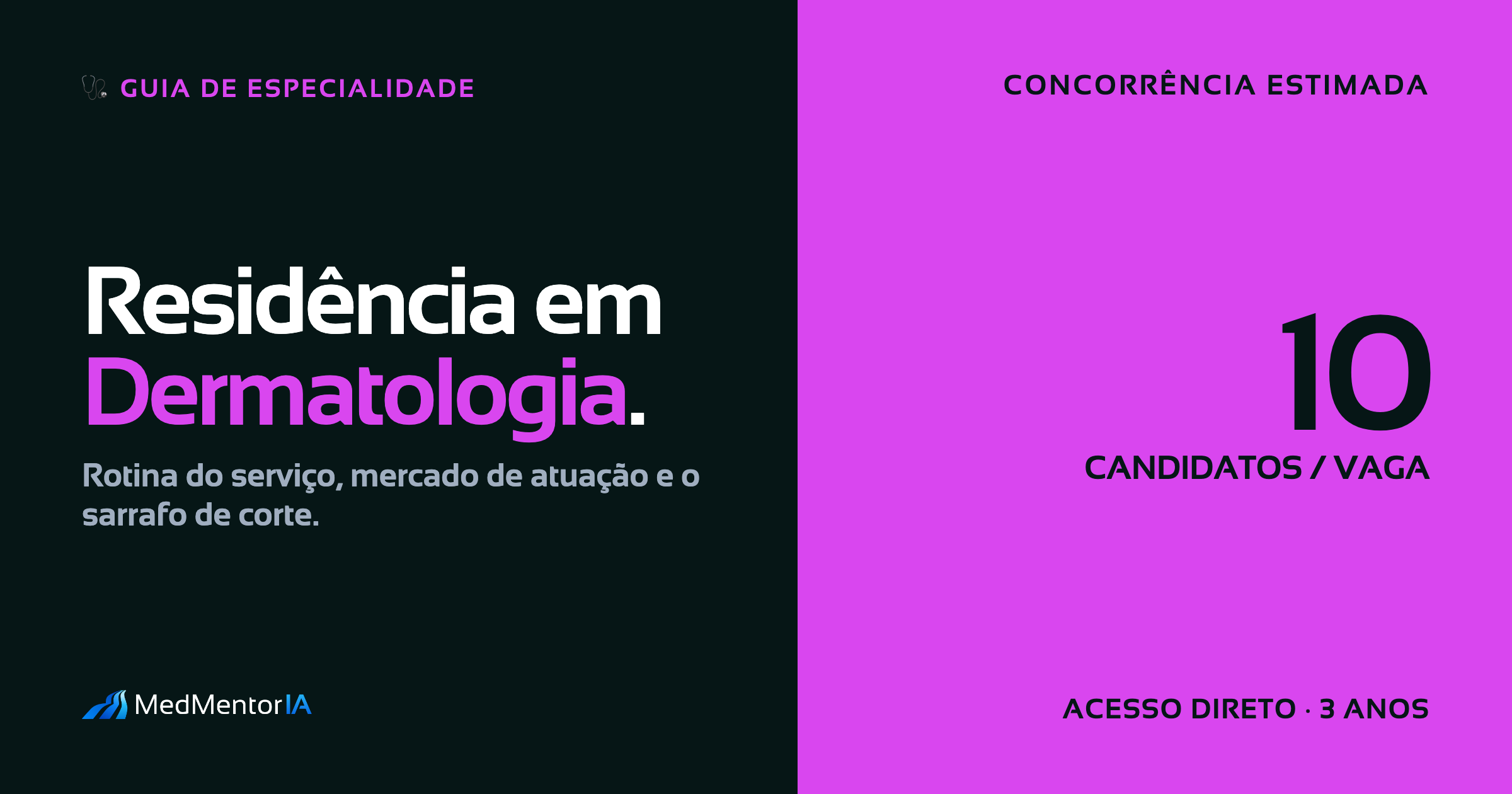 Residência em Dermatologia: Vagas, Rotina e Instituições