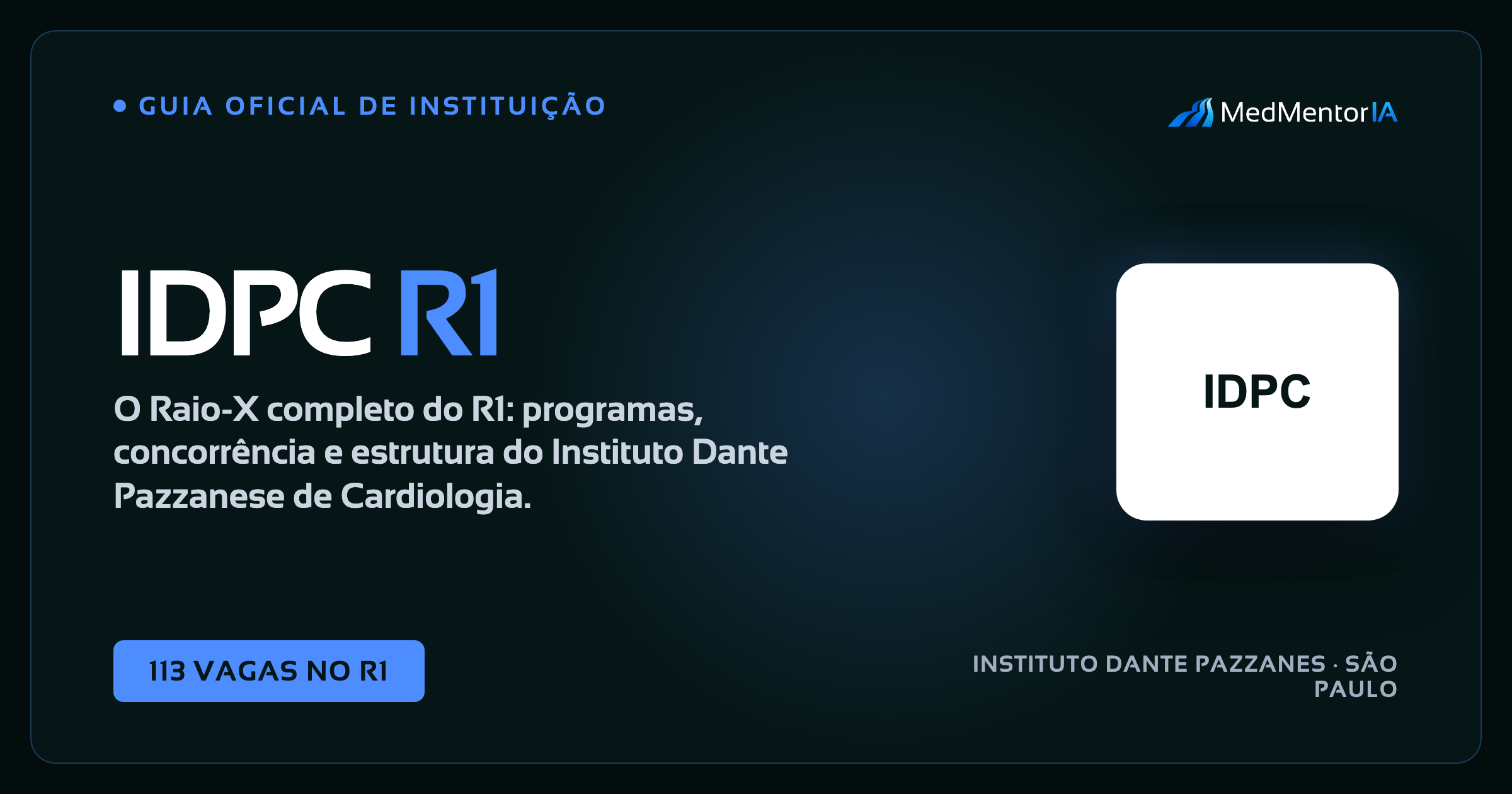 Residência Médica Dante Pazzanese 2026/2027: Edital, Vagas e Prova