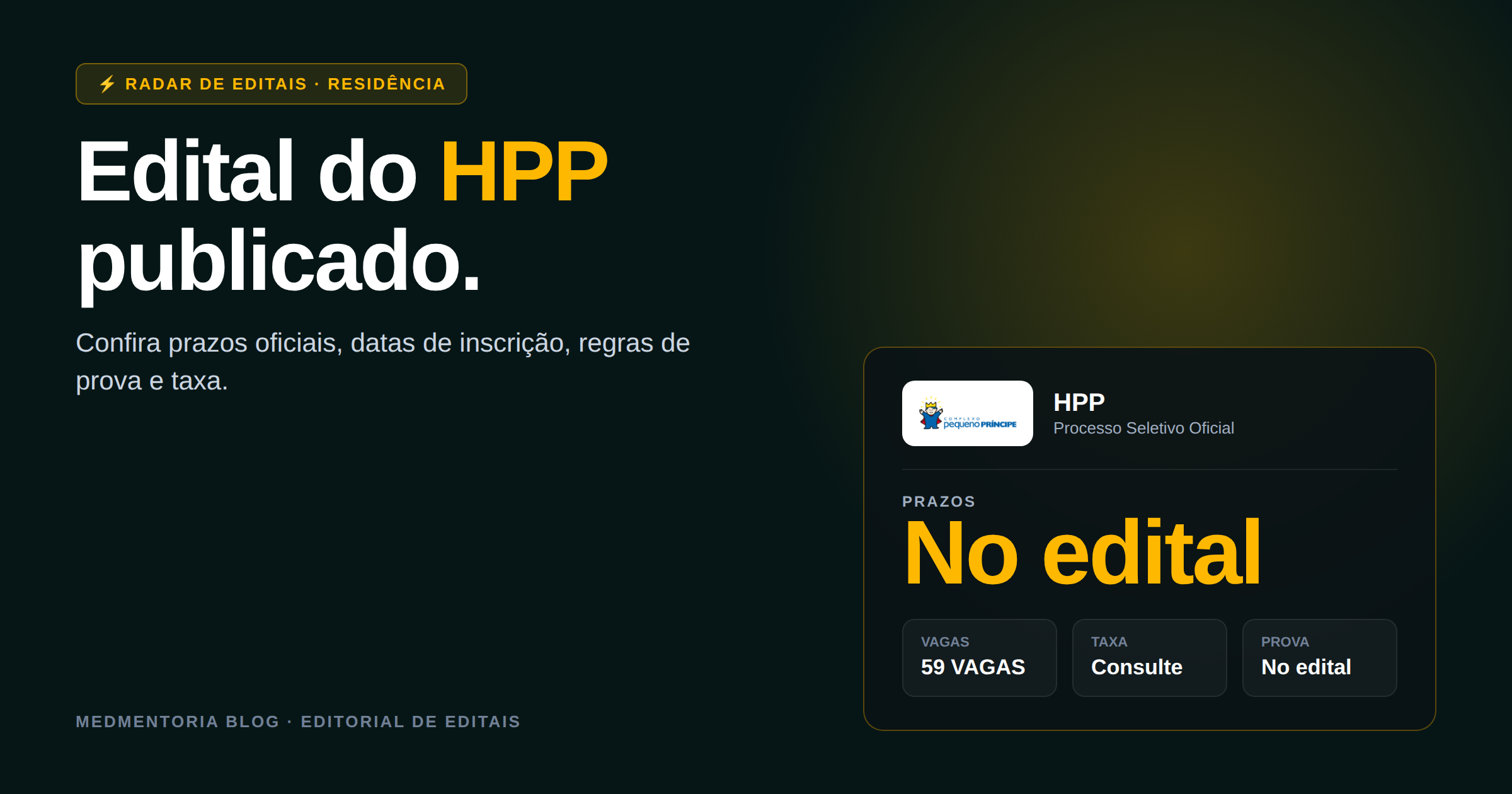 Residência Médica do HPP 2026/2027: 59 Vagas, Especialidades Pediátricas e o Que Fazer Agora
