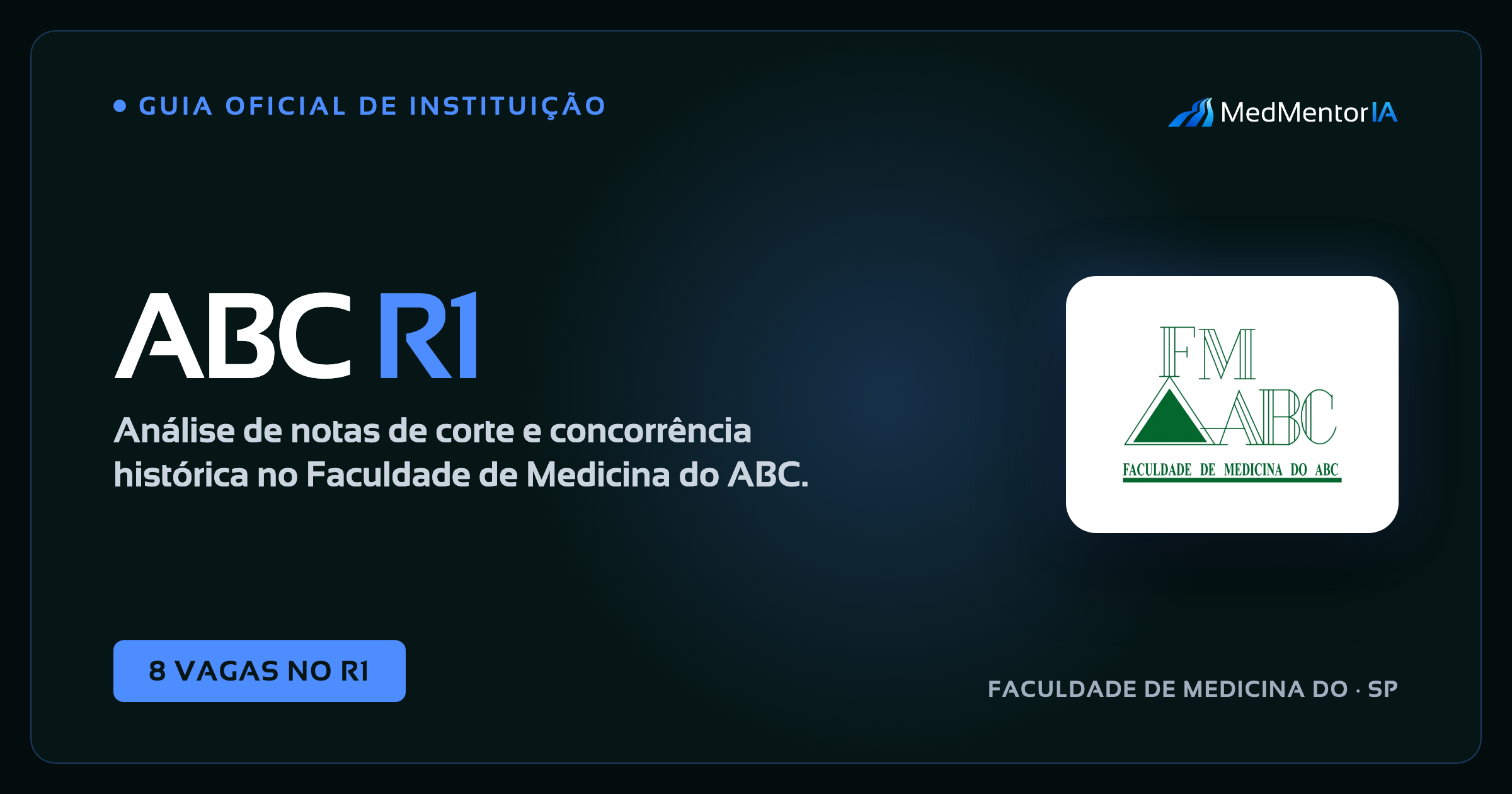 Residência Médica FMABC: Edital, Vagas e Concorrência
