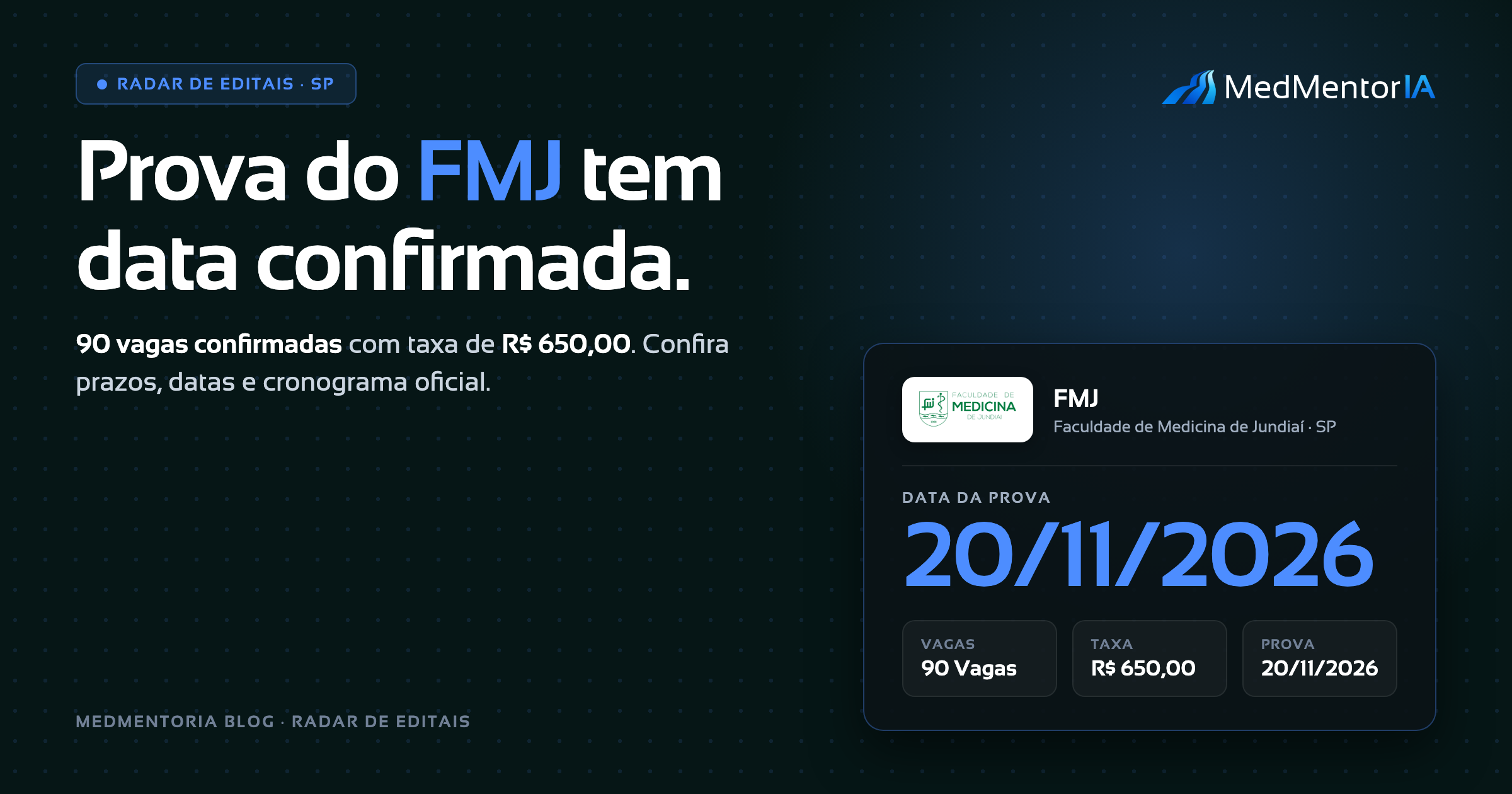 Residência Médica FMJ 2027: Guia Completo do Edital nº 35 com 90 Vagas, Datas Oficiais e Estratégia de Aprovação