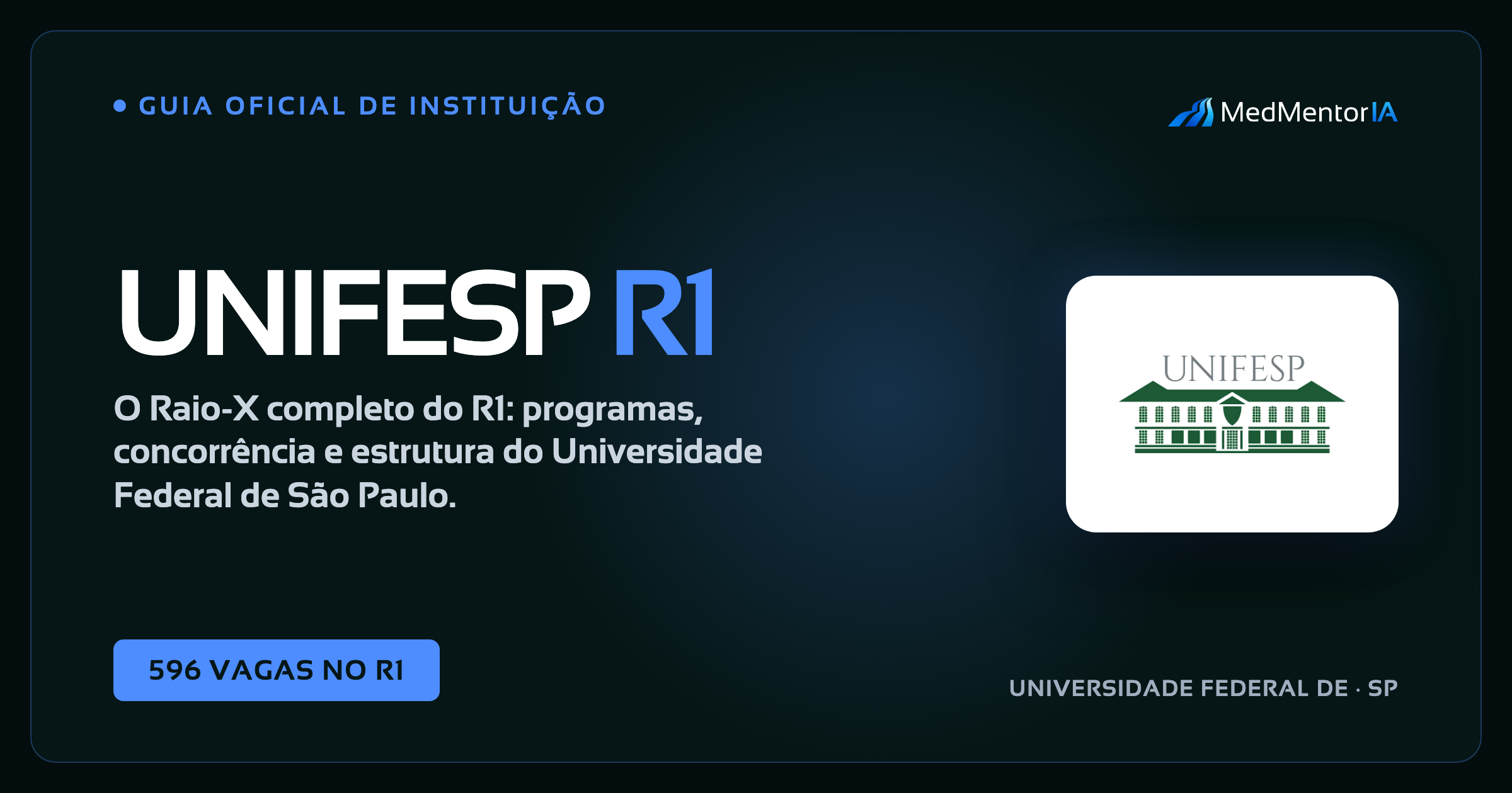Residência Médica UNIFESP 2027: Edital, Notas e Concorrência