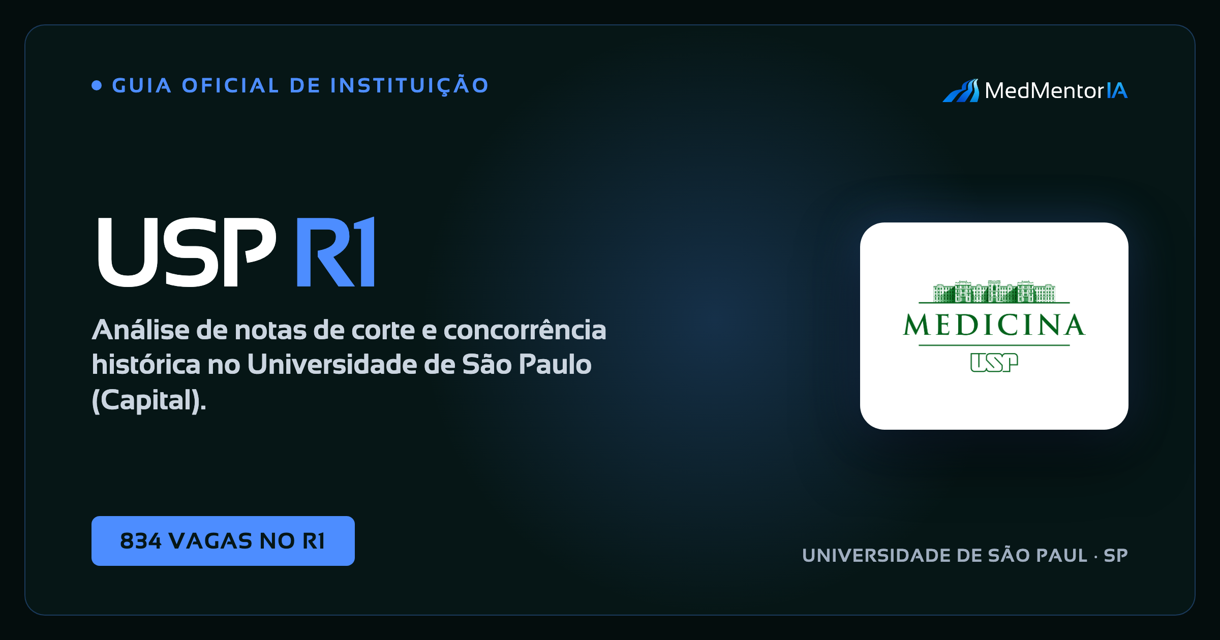 Residência Médica USP-SP 2027: Edital Confirmado (18/09), Concorrência e Guia