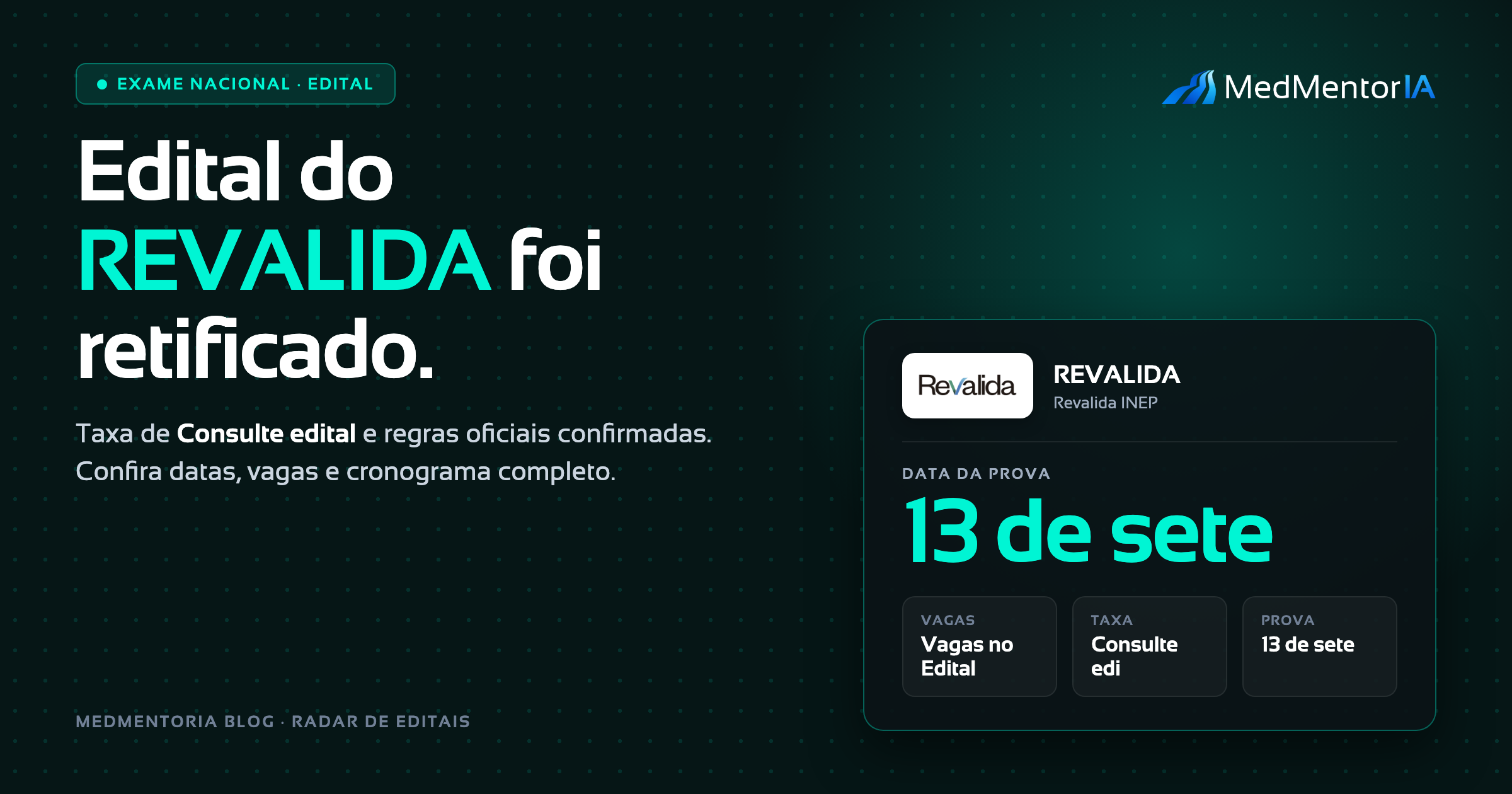 Revalida 2026.2: Retificacao do Cronograma e Novas Datas Oficiais