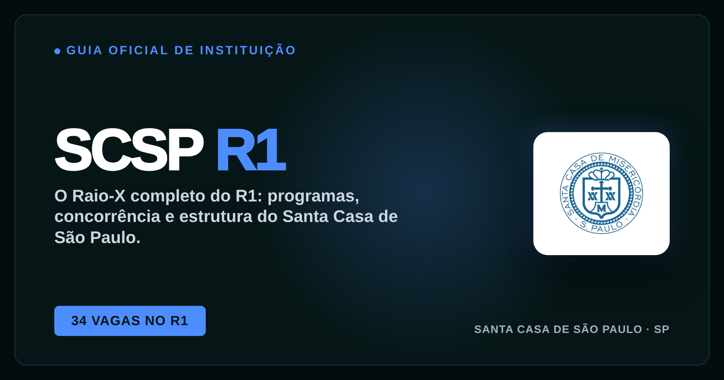 Santa Casa de Araçatuba abre 34 vagas de Residência Médica 2027: calendário, taxas e estratégia completa