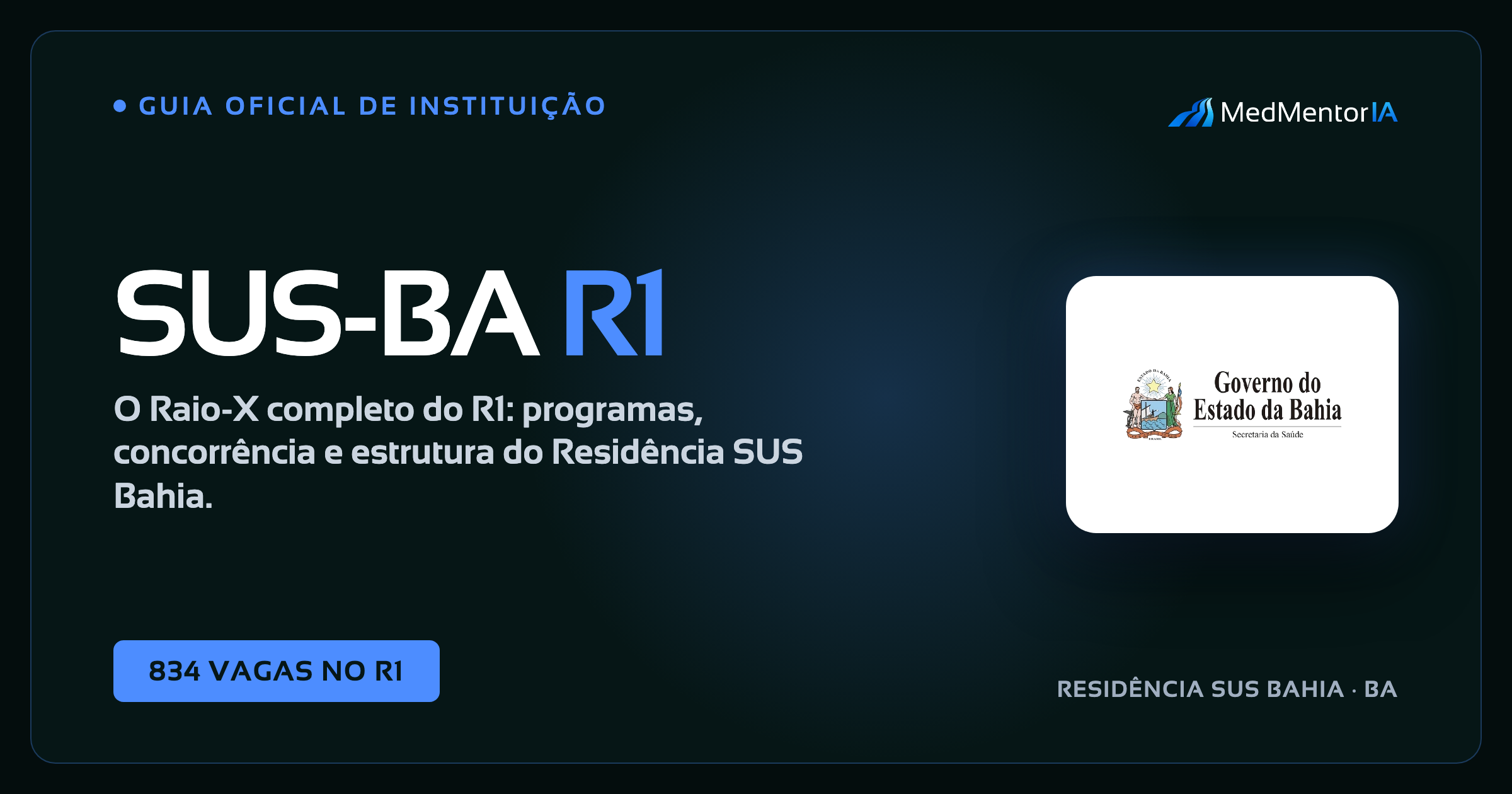 PSU-BA Residência Médica: Guia Completo do SUS-BA